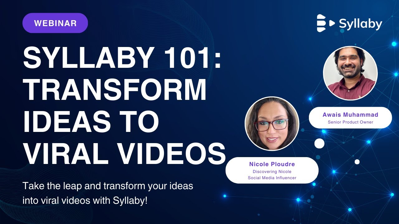 Syllaby 101: Transforming Ideas into Viral Videos with Syllaby