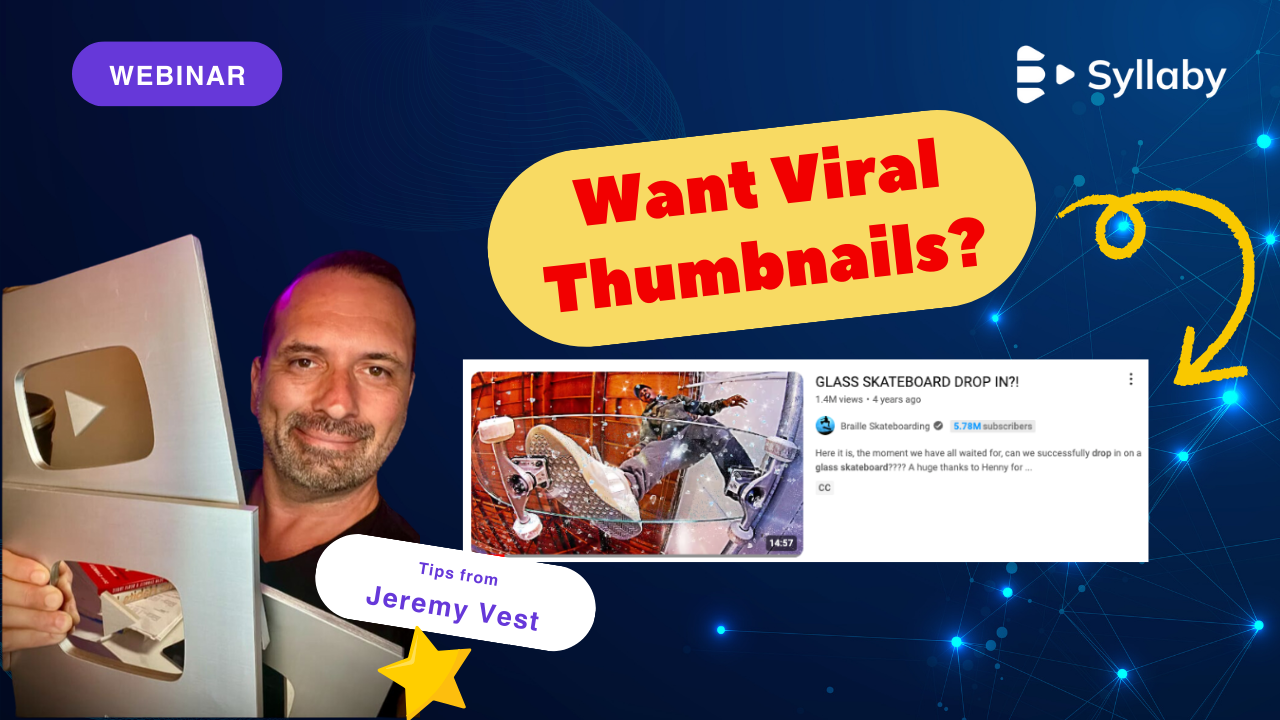 Masterclass:  YouTube Thumbnail Mastery with Jeremy Vest – Boost Your Click-Through Rate