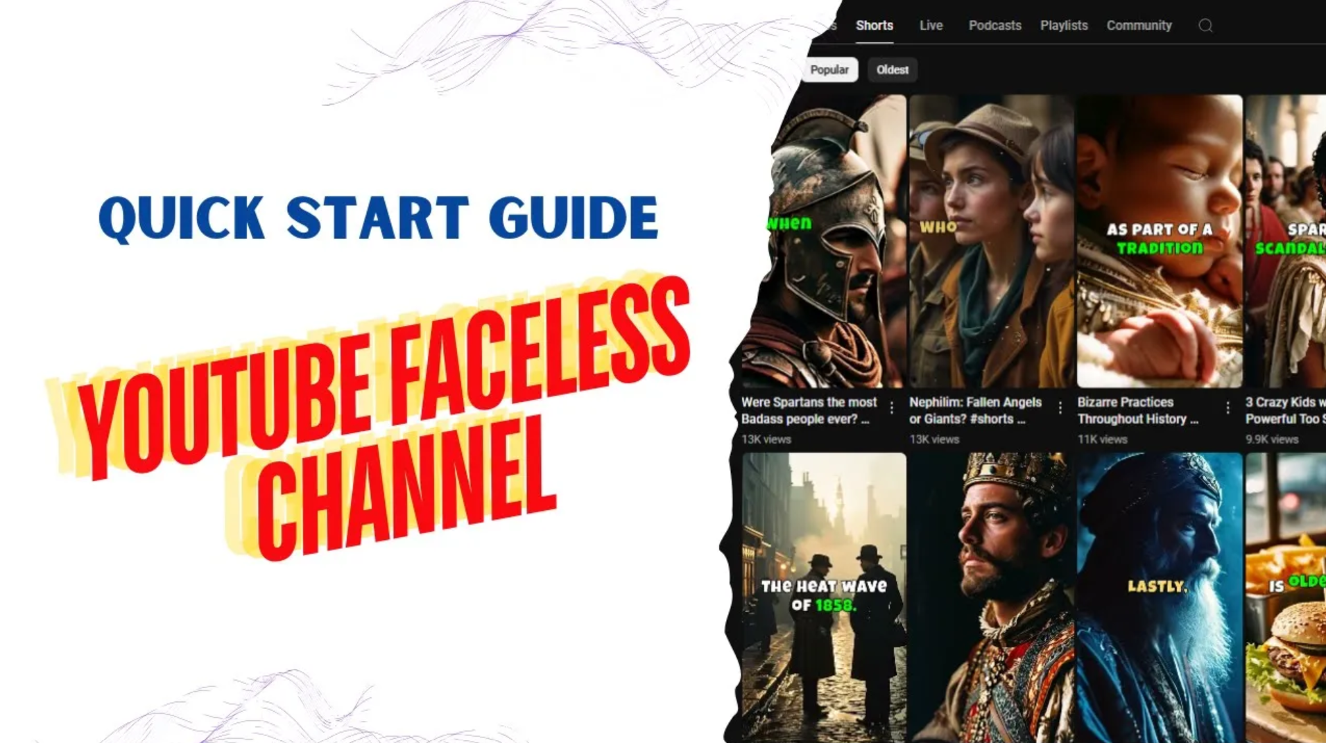 Masterclass: The Ultimate Quick Start Guide for a Faceless YouTube Channel!