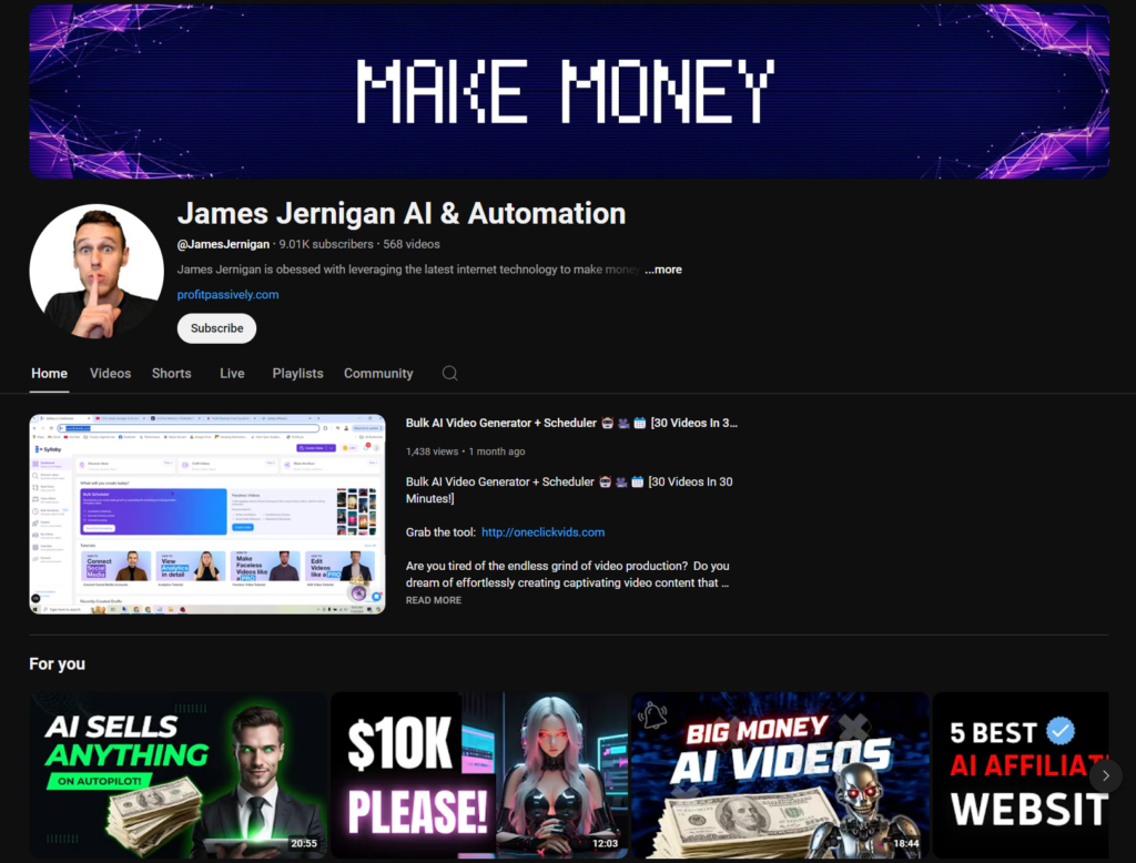 Affiliate Marketing James Jernigan