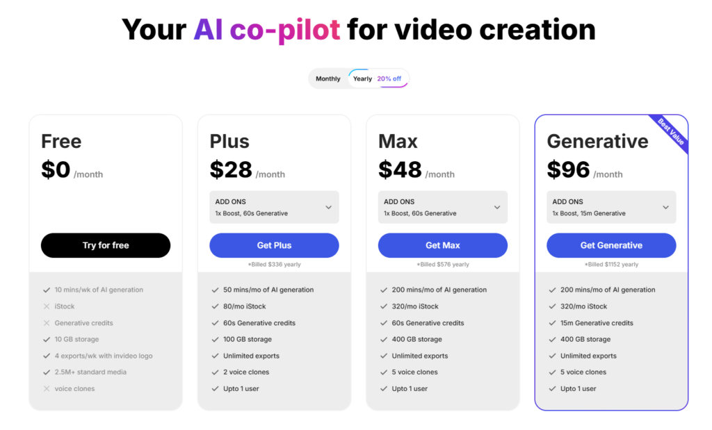 InVideo AI Alternative