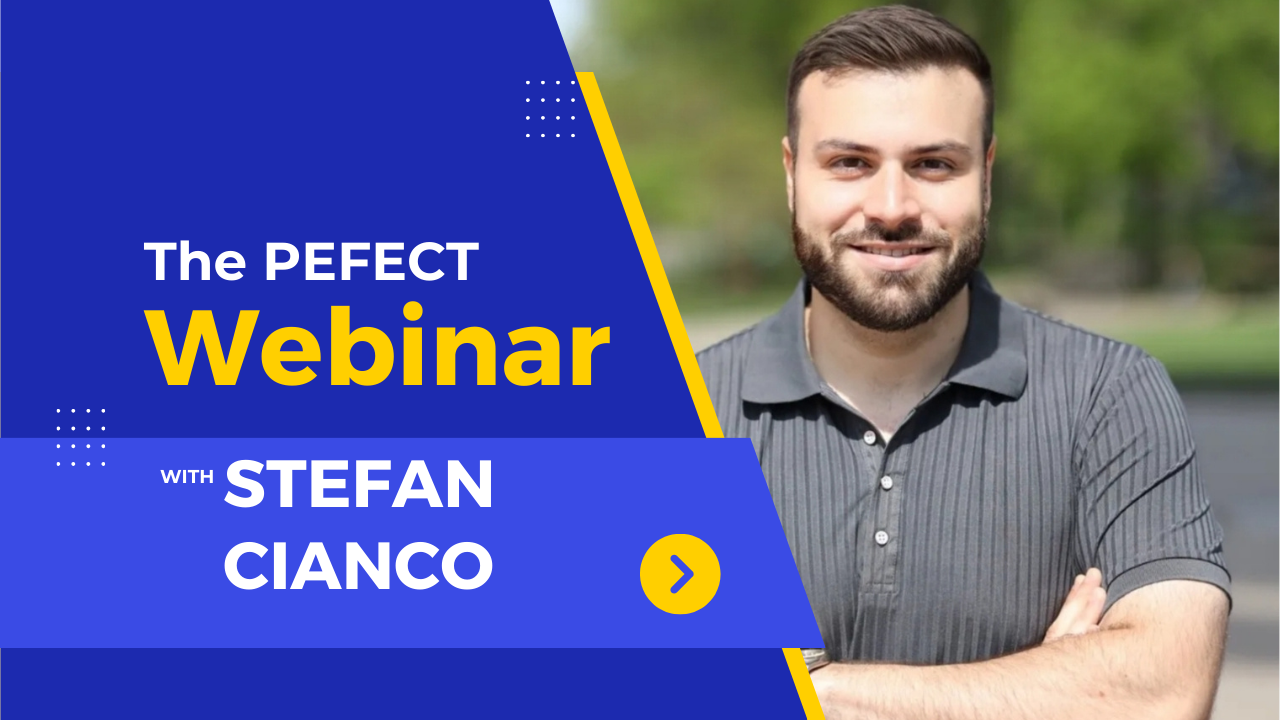 Masterclass: How to Launch The Perfect Webinar with Stefan Cianco