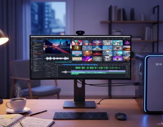 Video editing workspace