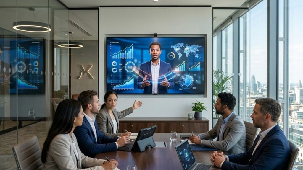 Leveraging AI Business Videos for Corporate Communication