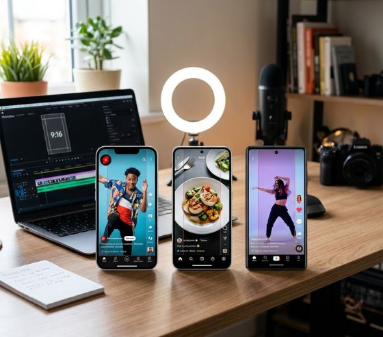 Aspect ratios and safe zones per platform (Shorts, Reels, TikTok)